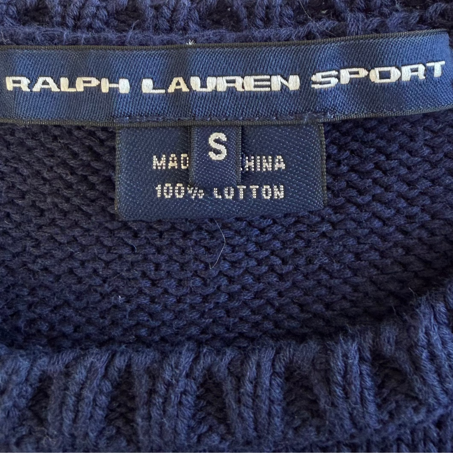 Y2K Polo Ralph Lauren Heavy Knit - S