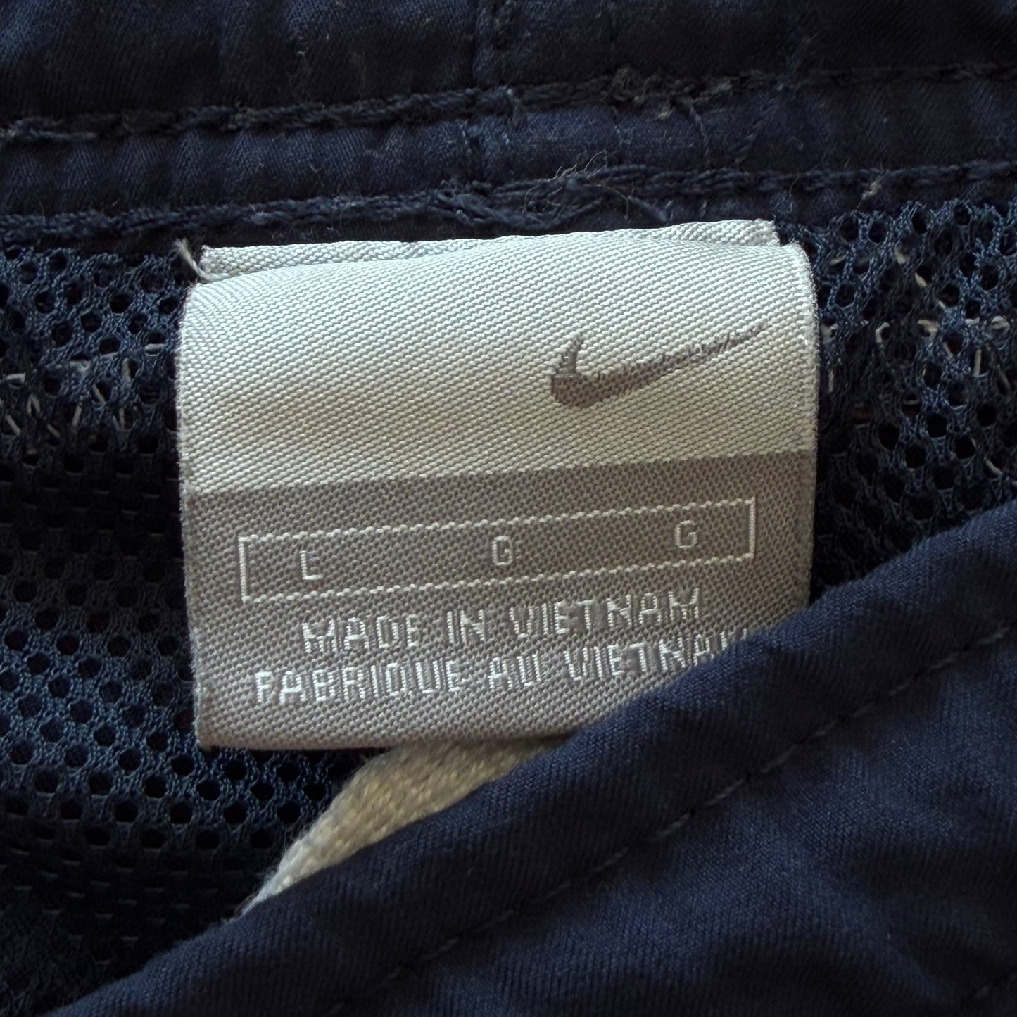Y2K Nike Striped Cargo Track Pants - XL