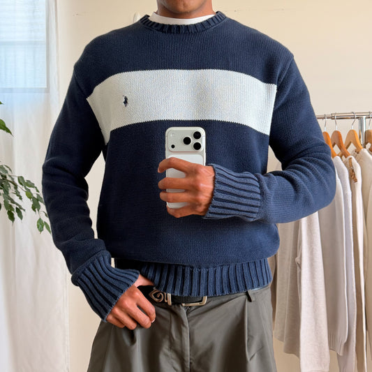 90s Ralph Lauren Striped Knit - Medium
