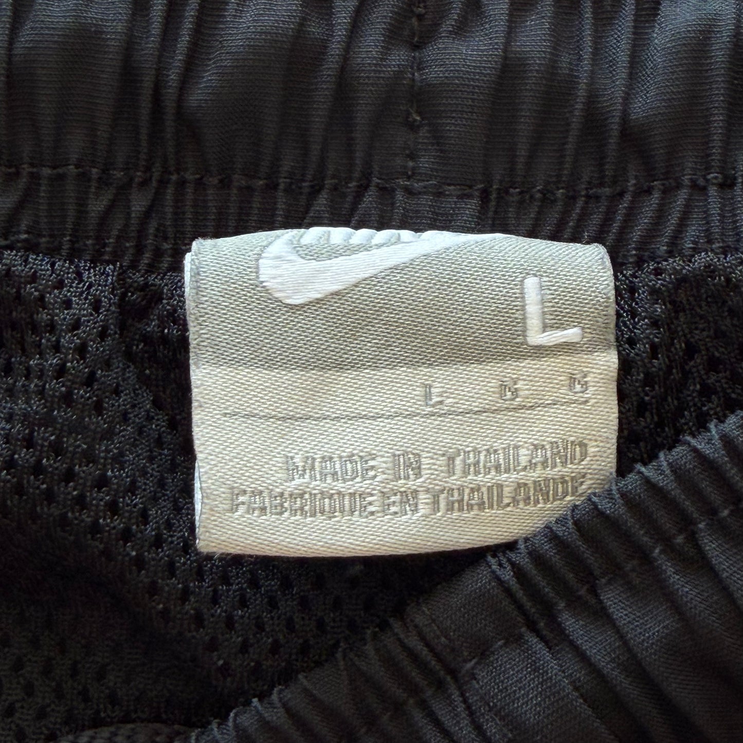 Y2K Nike Striped Wide Leg Track Pants - L