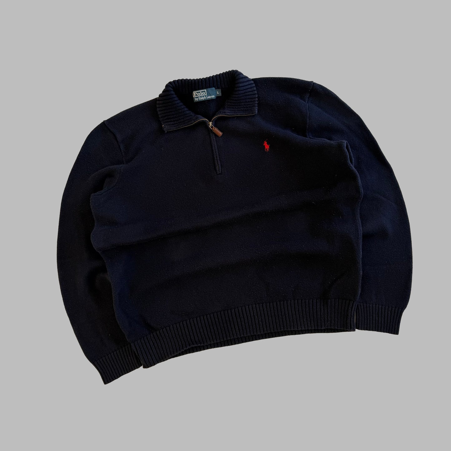 90s Polo Ralph Lauren Quarter Zip - L