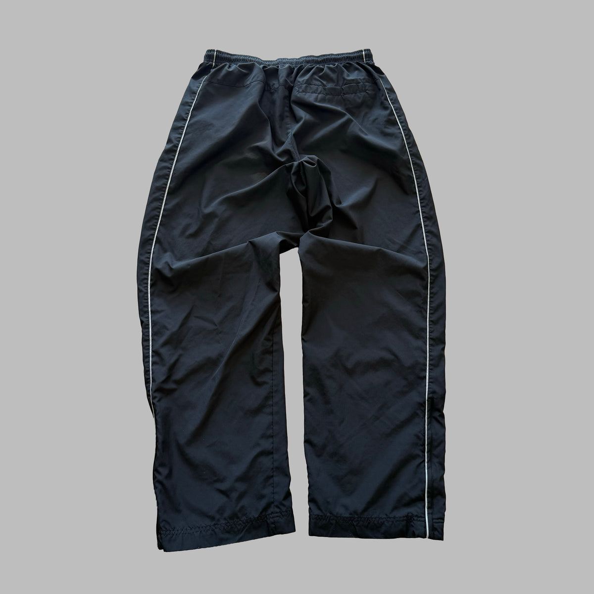 Y2K Nike Striped Wide Leg Track Pants - L