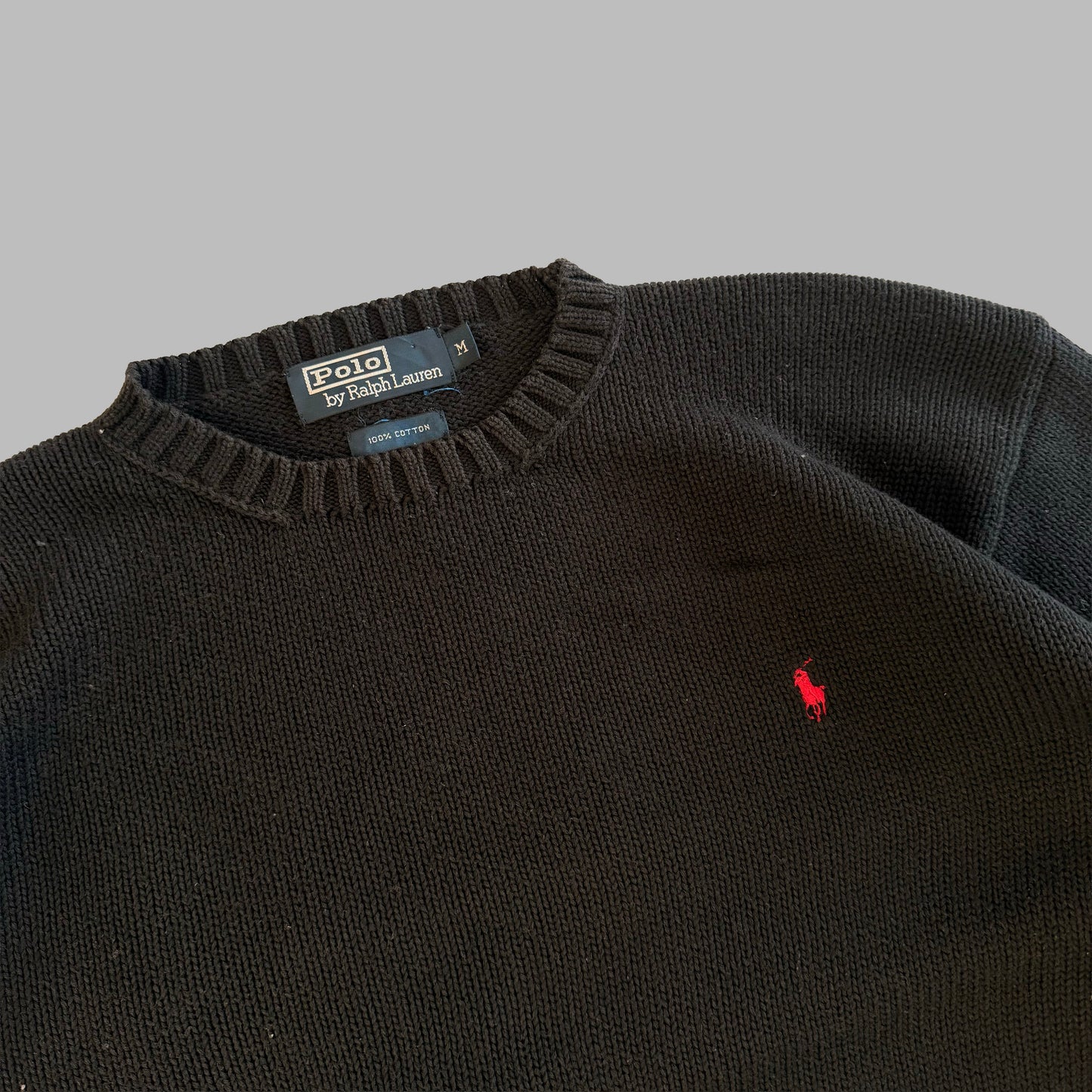 90s Polo Ralph Lauren Heavy Knit - M