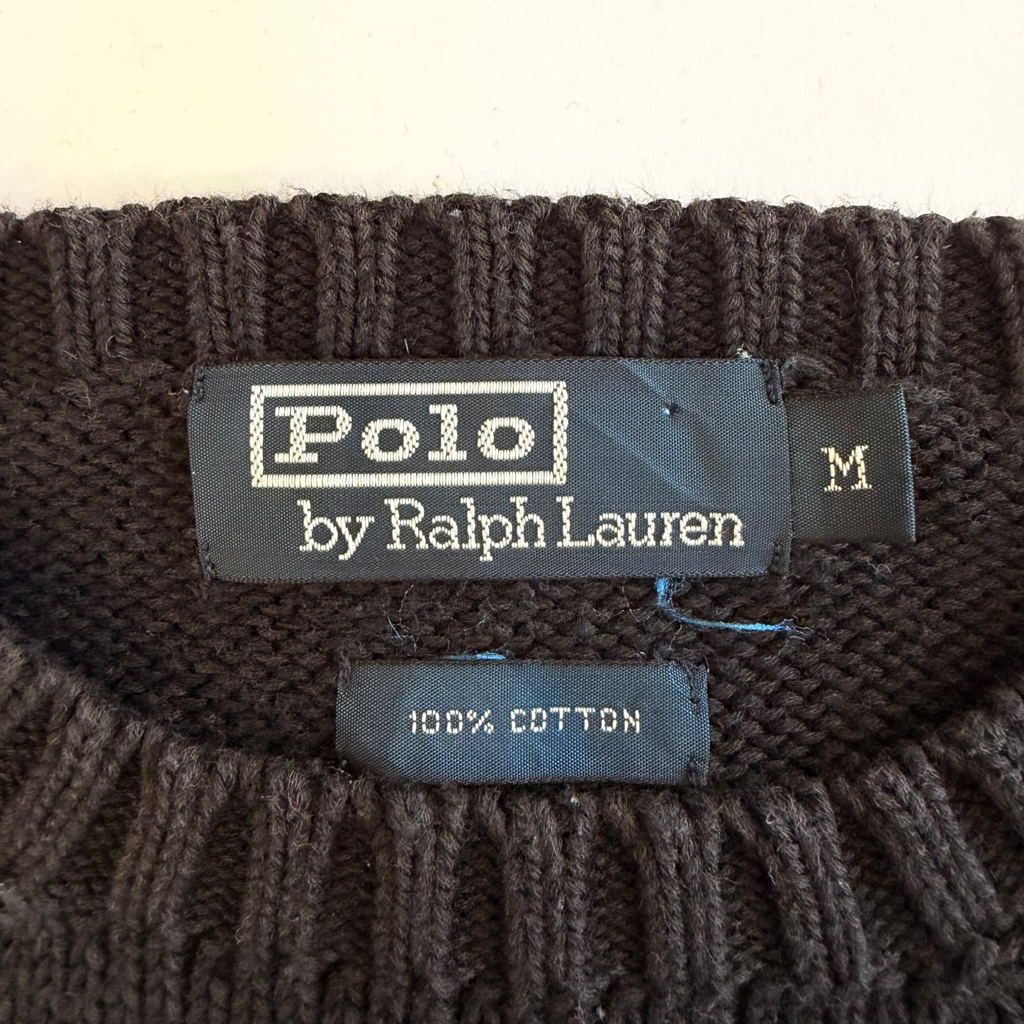 90s Polo Ralph Lauren Heavy Knit - M