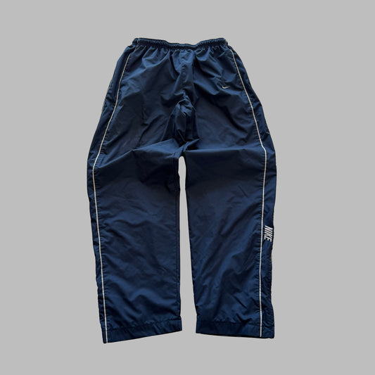 Y2K Nike Striped Wide Leg Track Pants - M