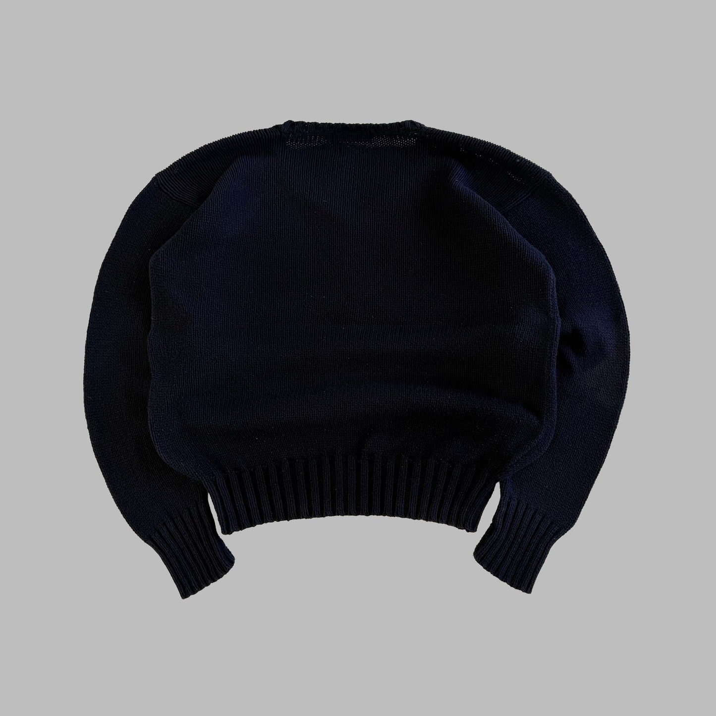 90s Polo Ralph Lauren V-neck Heavy Knit - L