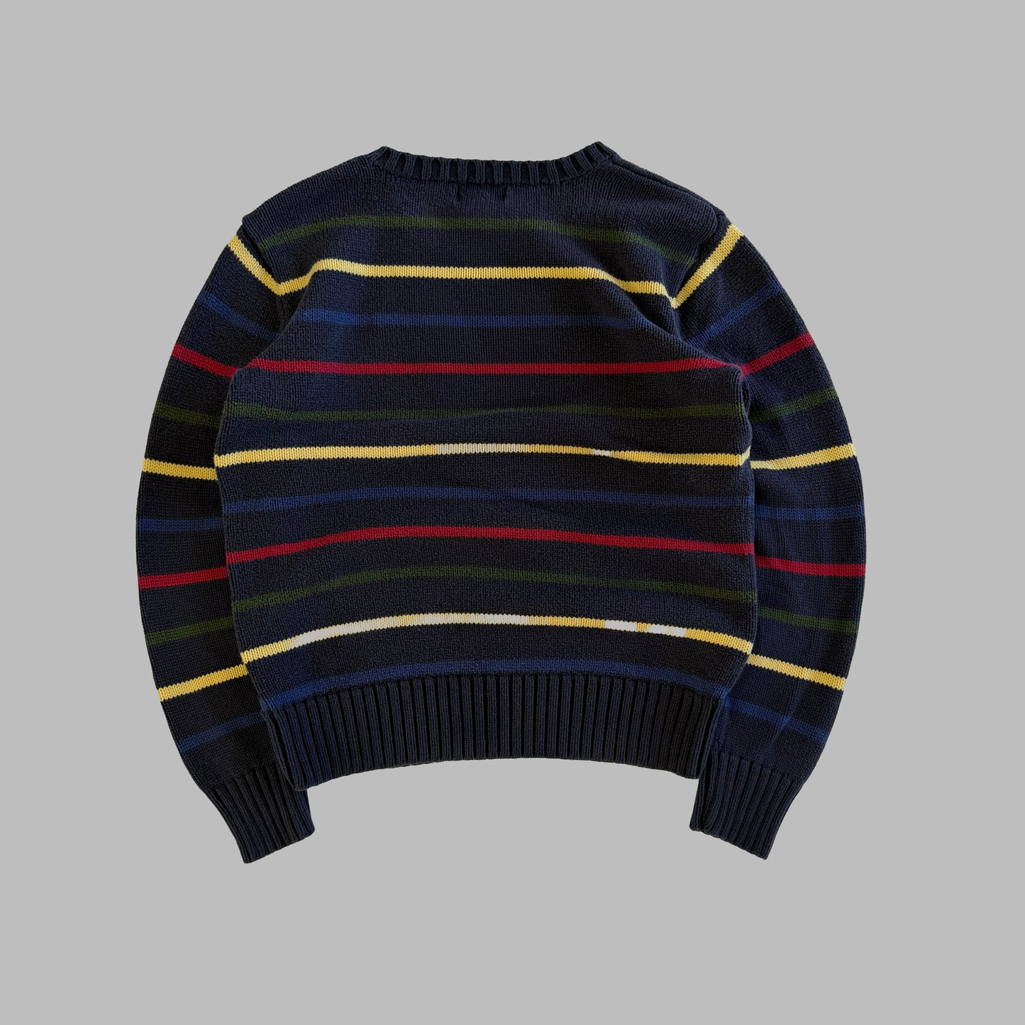 90s Polo Ralph Lauren Striped Heavy Knit - S