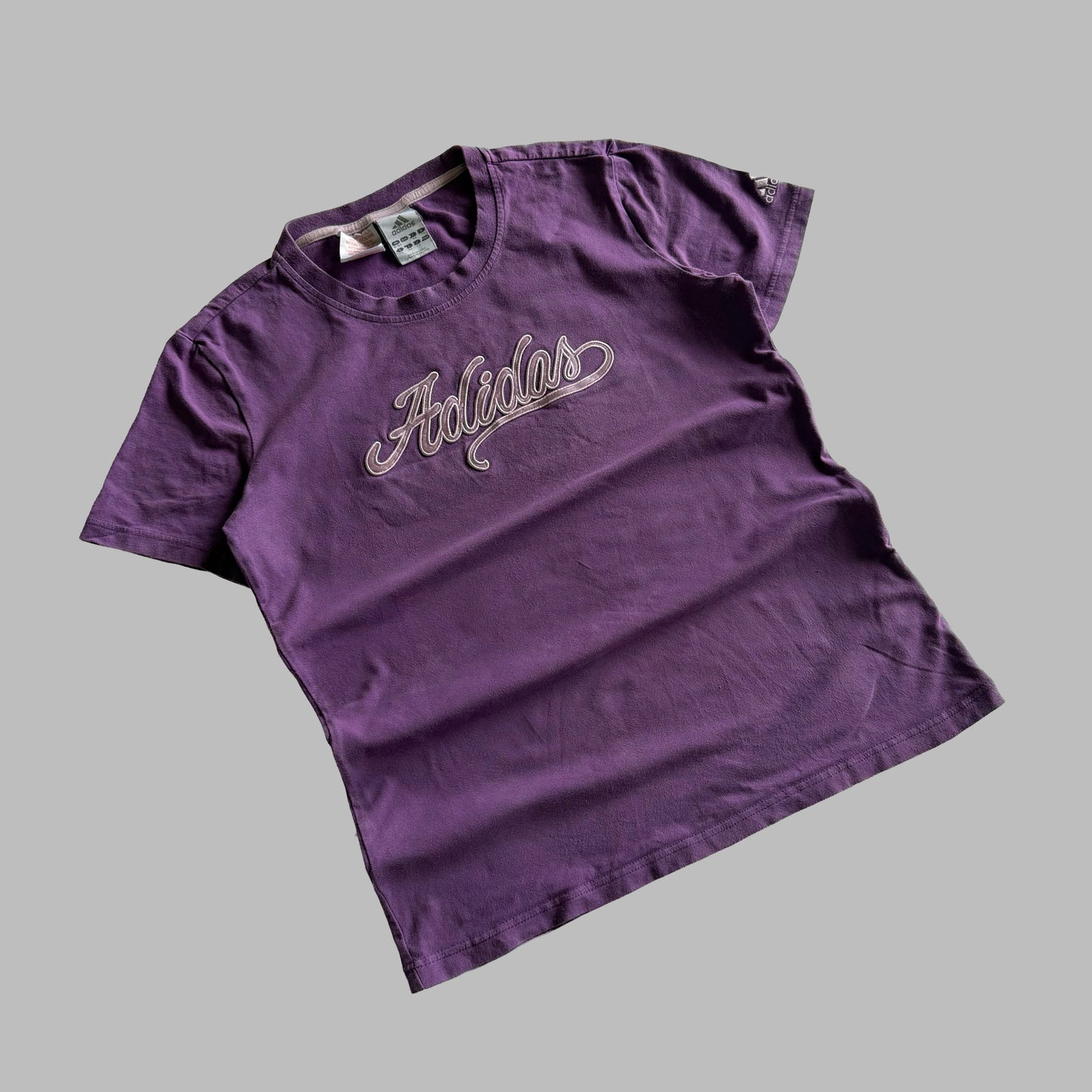 Y2K Adidas Spell Out Top - M