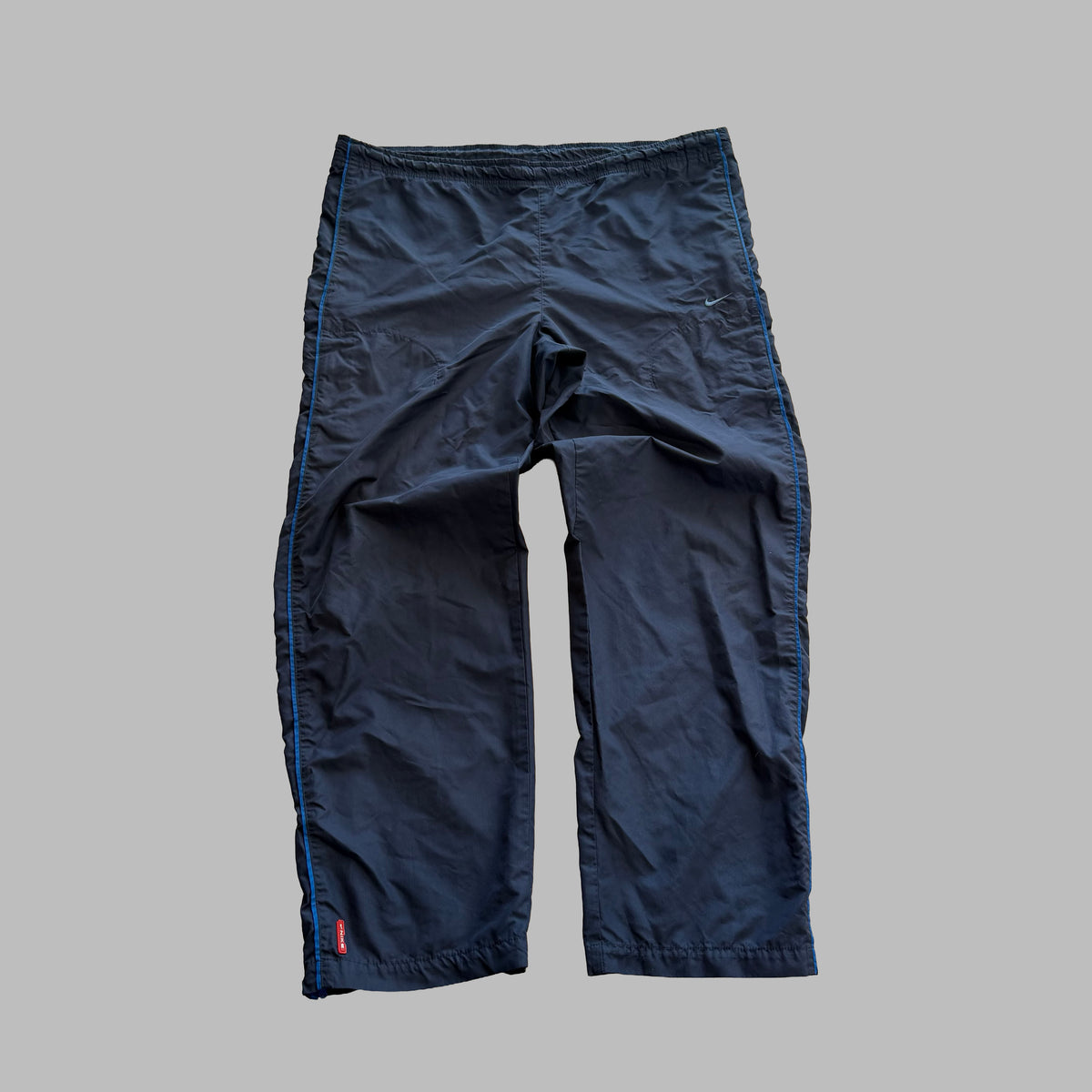 Y2K Nike Striped Baggy Track Pants - XL
