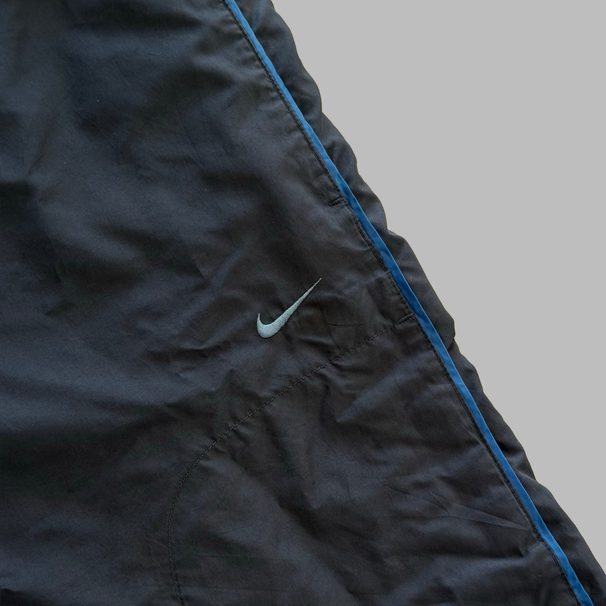 Y2K Nike Striped Baggy Track Pants - XL