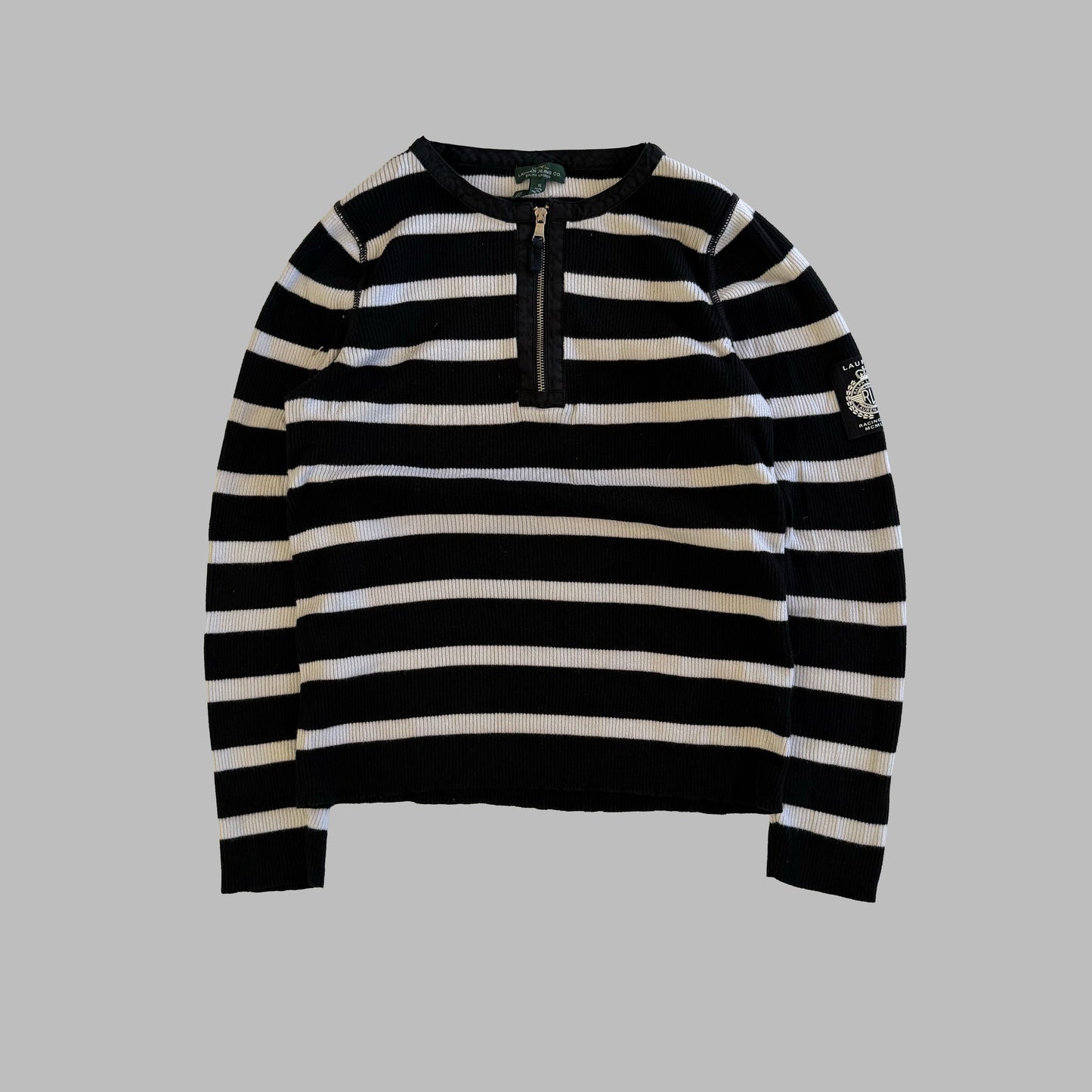 Y2K Polo Ralph Lauren Lightweight Quarter Zip Long Sleeve - L