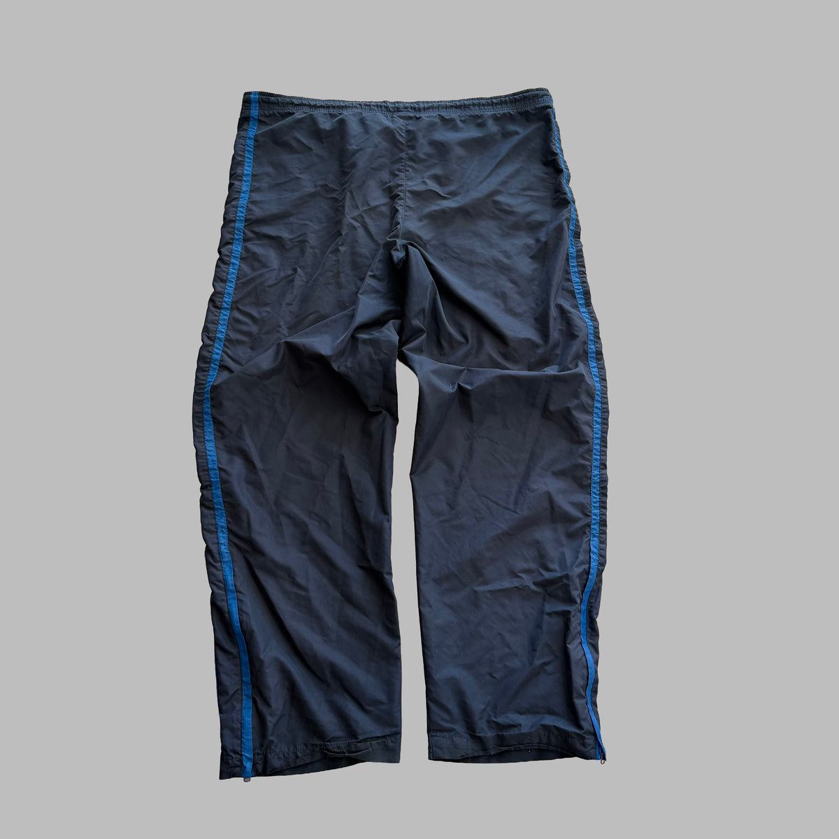Y2K Nike Striped Baggy Track Pants - XL