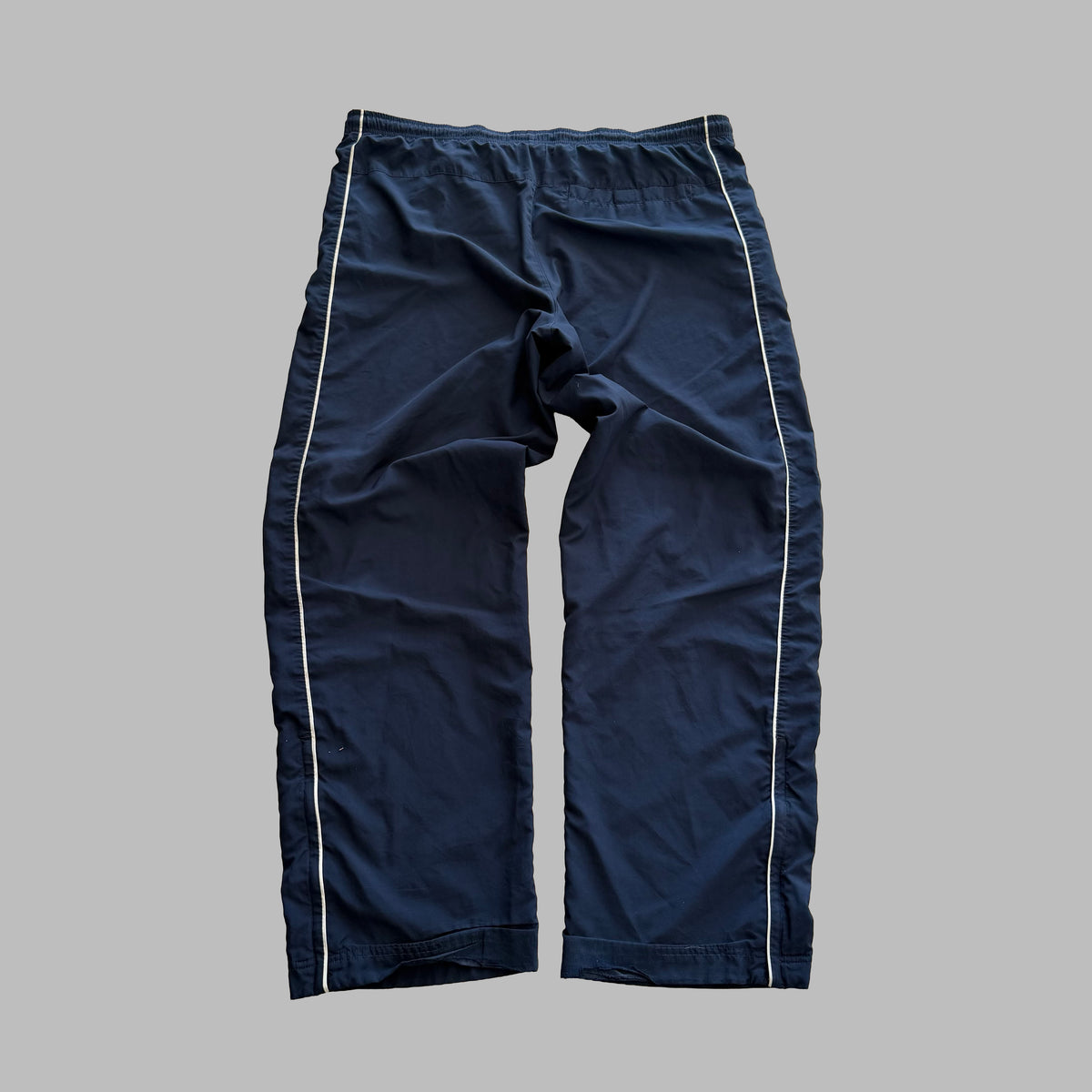 Y2K Nike Wide Leg Striped Track Pants - L