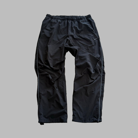 Y2K Nike Wide Leg Striped Track Pants - L