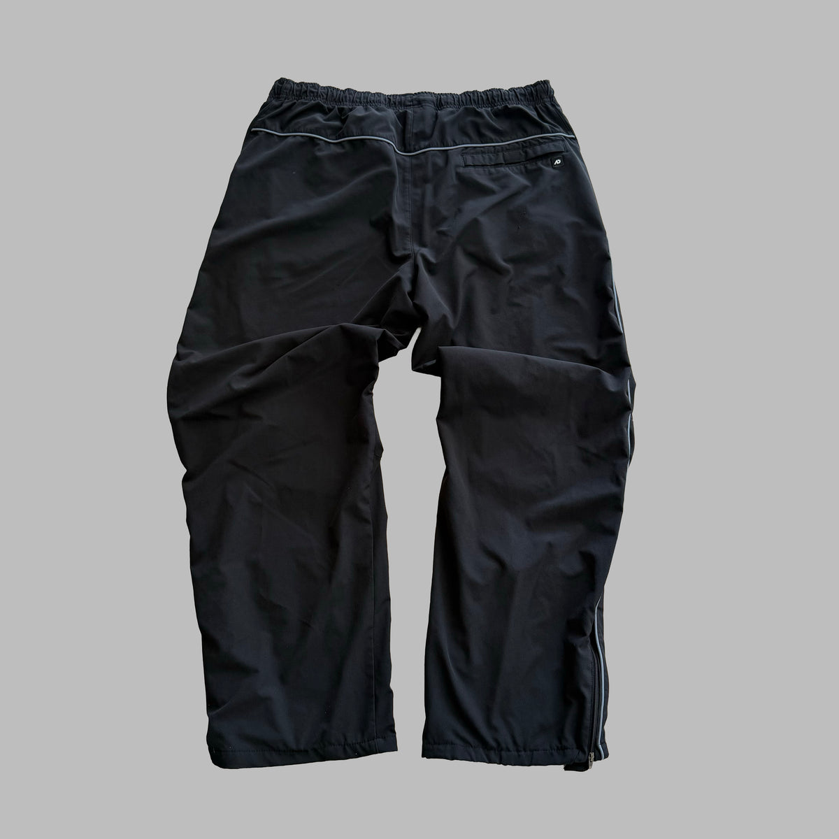 Y2K Nike Wide Leg Striped Track Pants - L