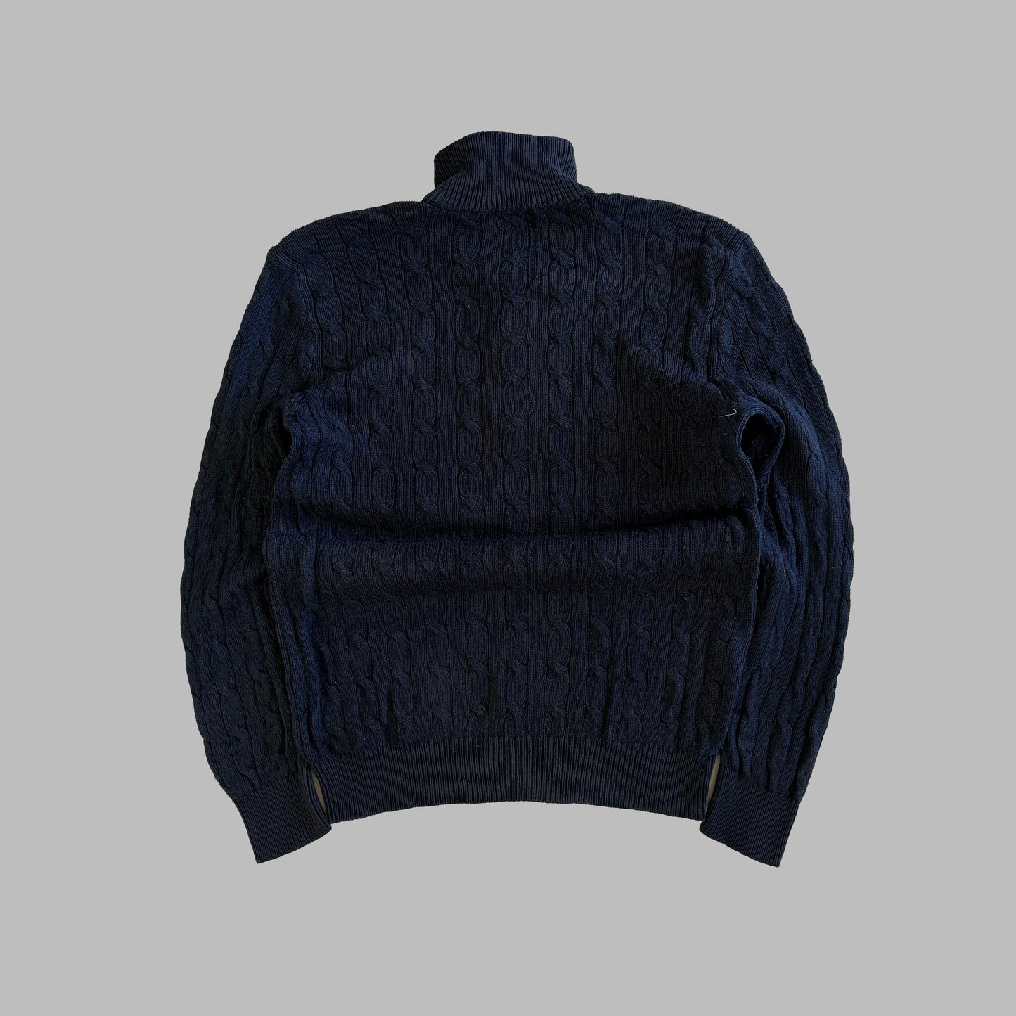 Polo Ralph Lauren Cable Knit Quarter Zip - S