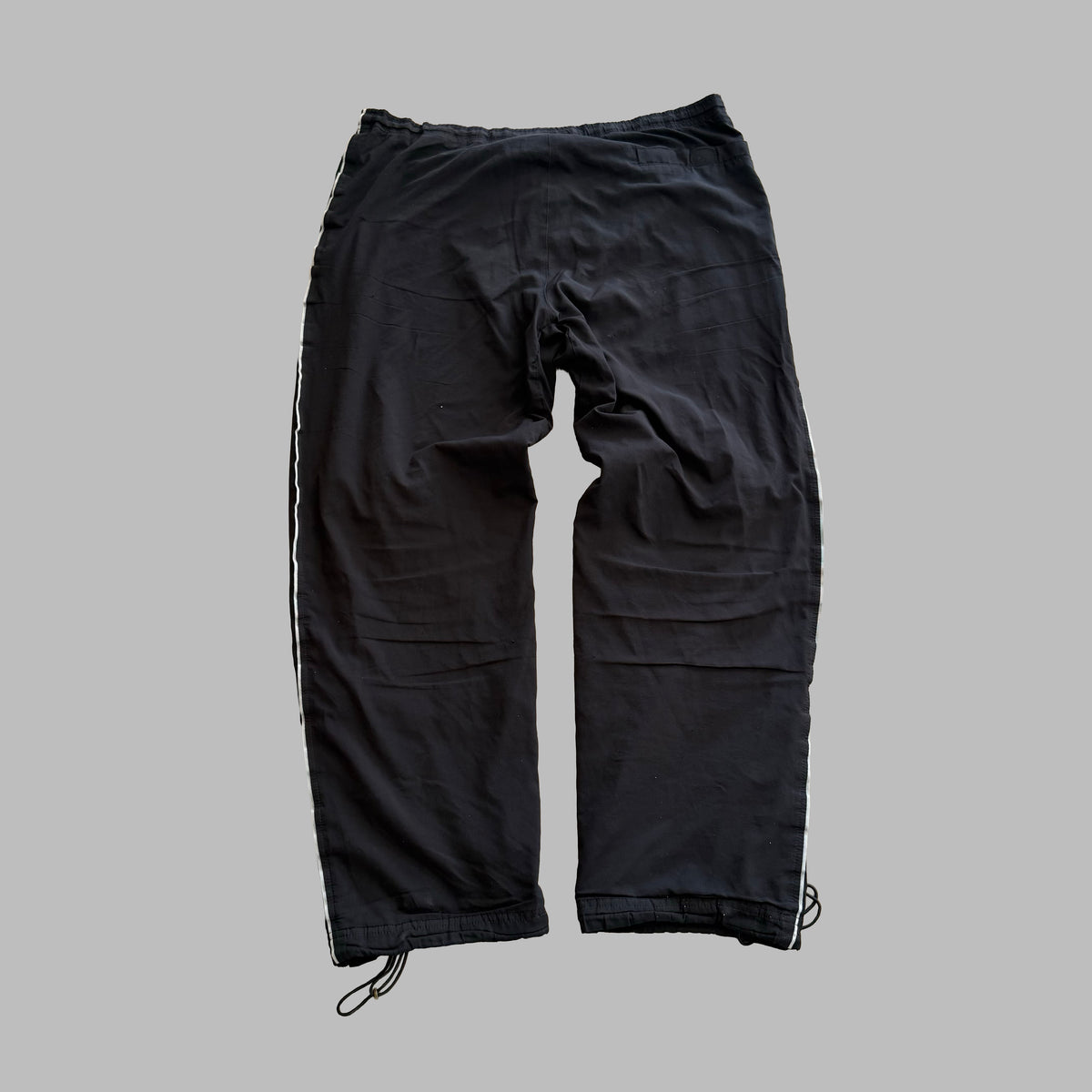 Y2K Nike Wide Leg Striped Track Pants - L