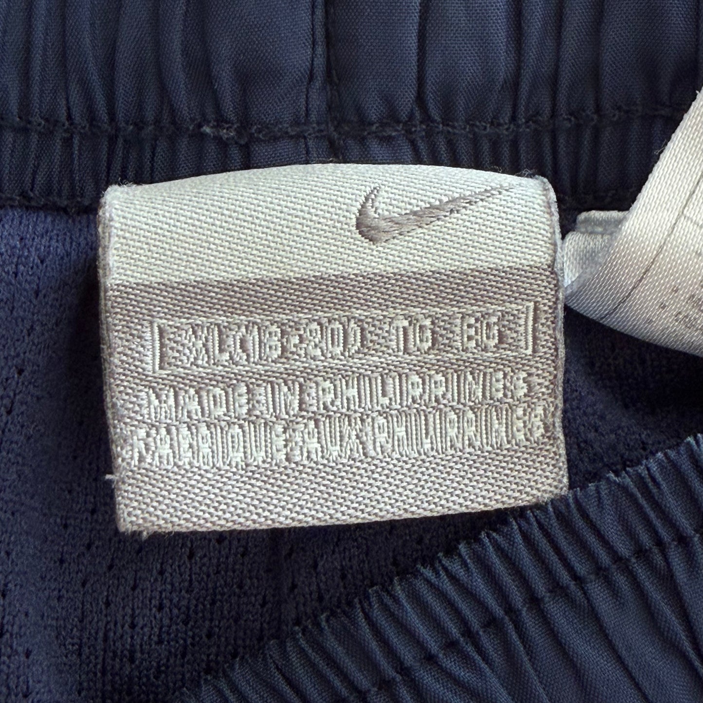 Y2K Nike Striped Wide Leg Track Pants - M