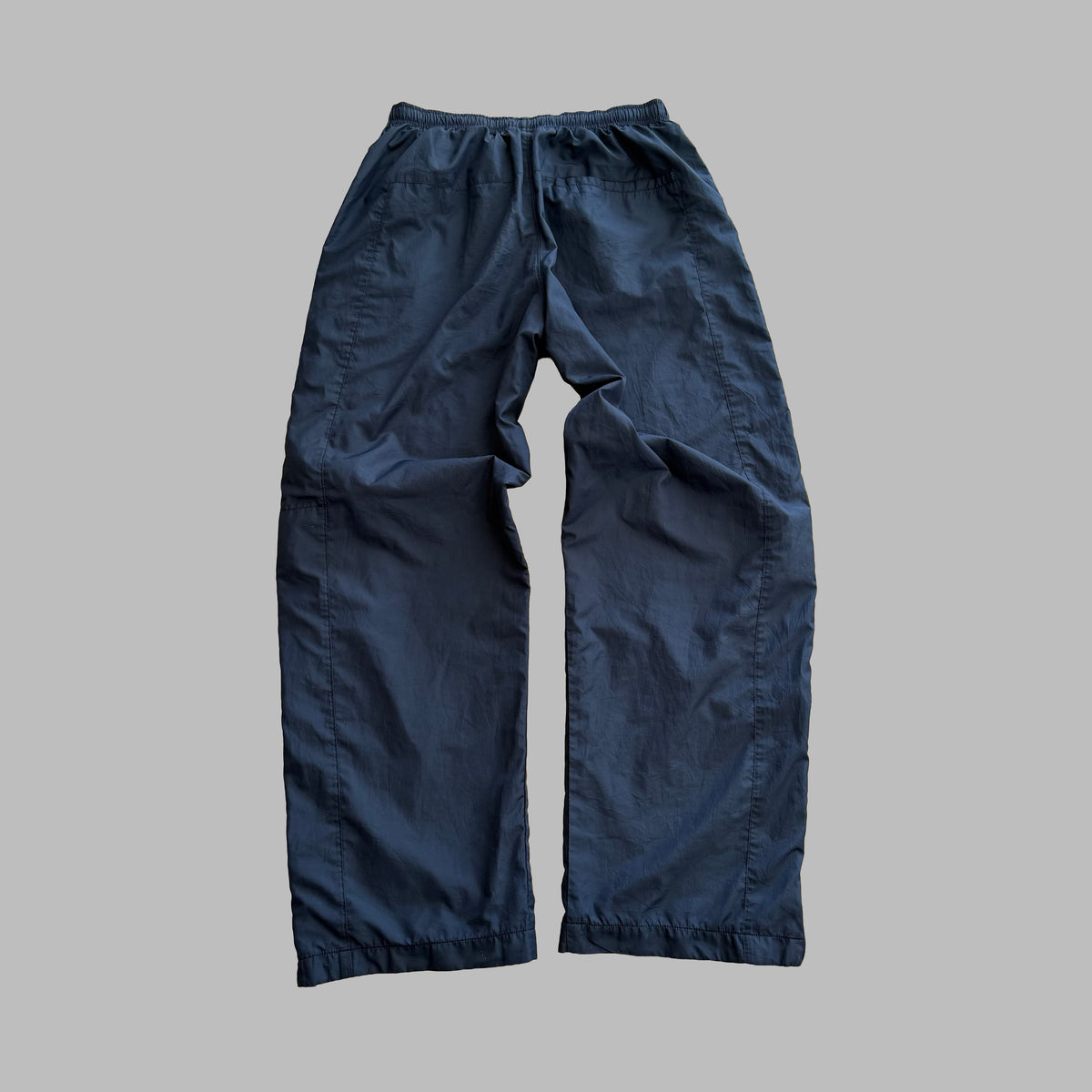 Y2K Nike Striped Wide Leg Track Pants - M