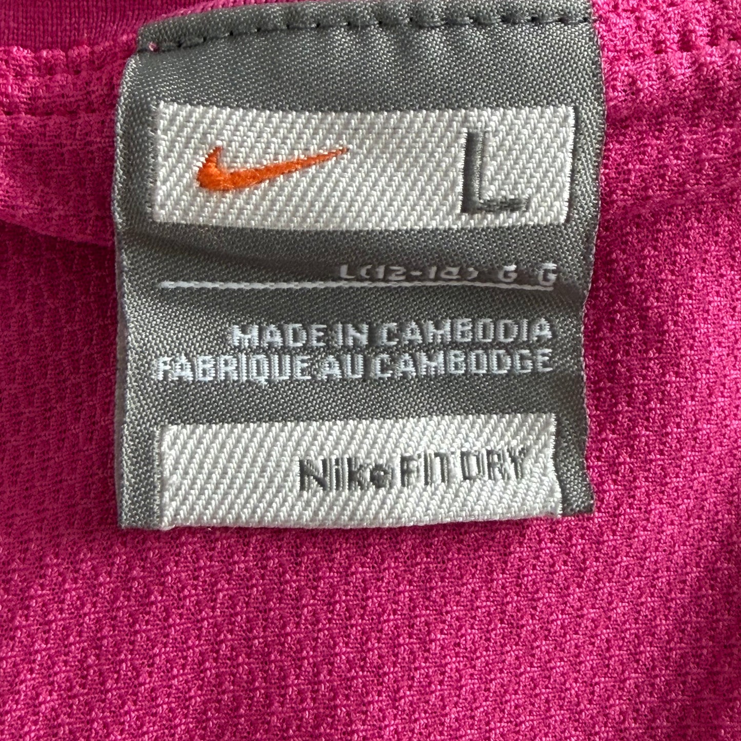 Y2K Nike Striped Racerback Activewear Top - L