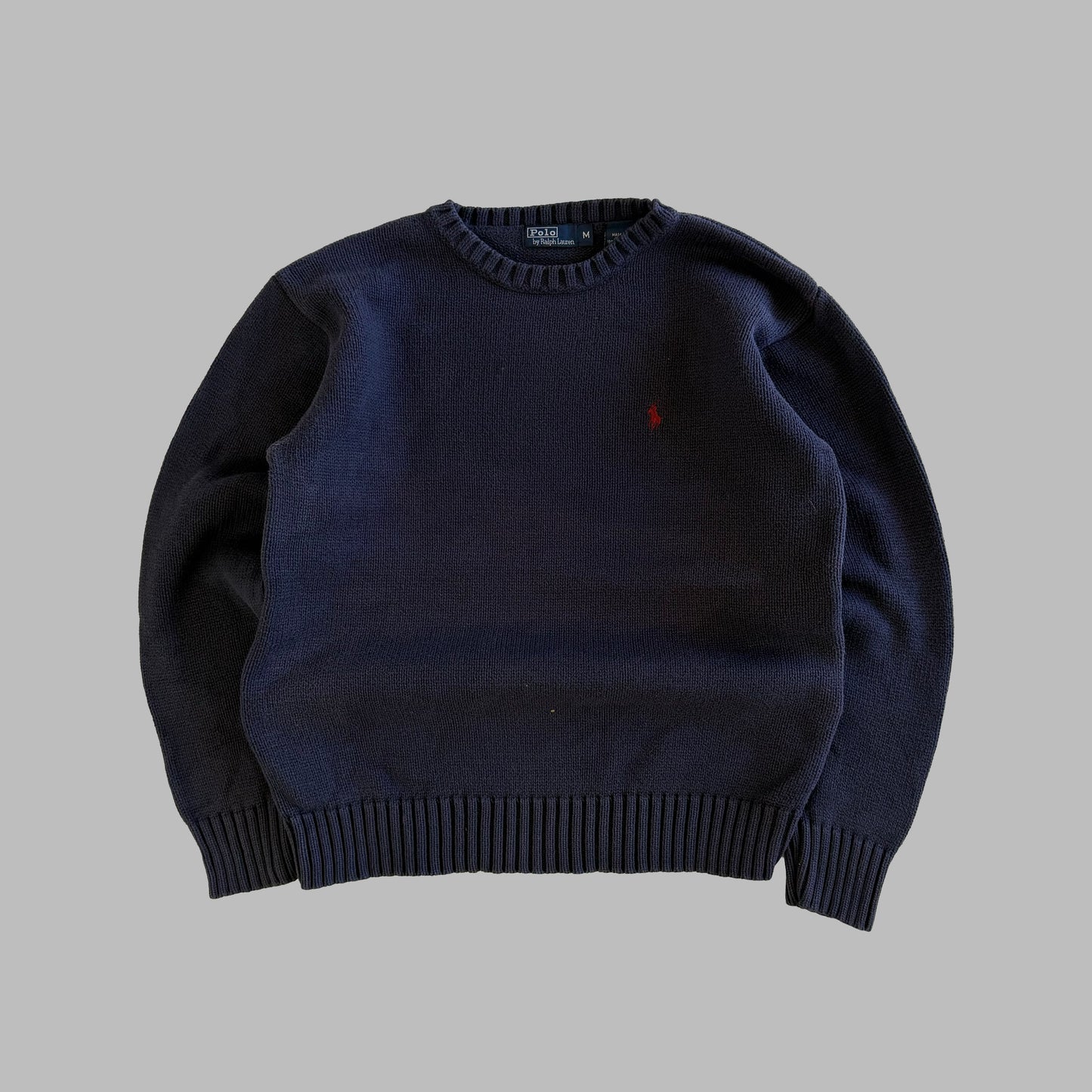 90s Polo Ralph Lauren Heavy Knit - M
