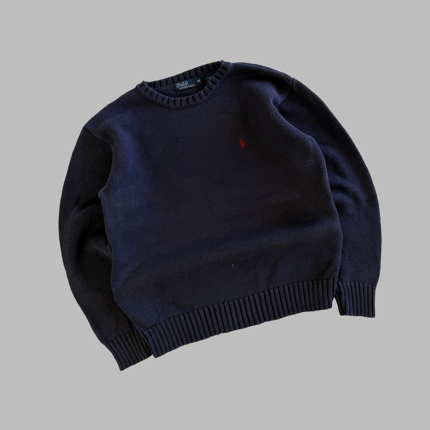 90s Polo Ralph Lauren Heavy Knit - M