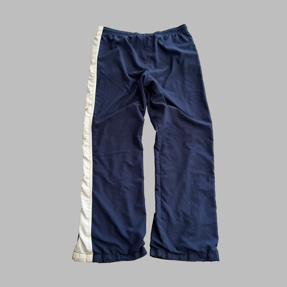 Y2K Nike Striped Wide Leg Track Pants - M