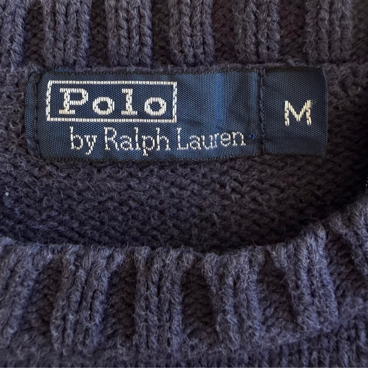 90s Polo Ralph Lauren Heavy Knit - M