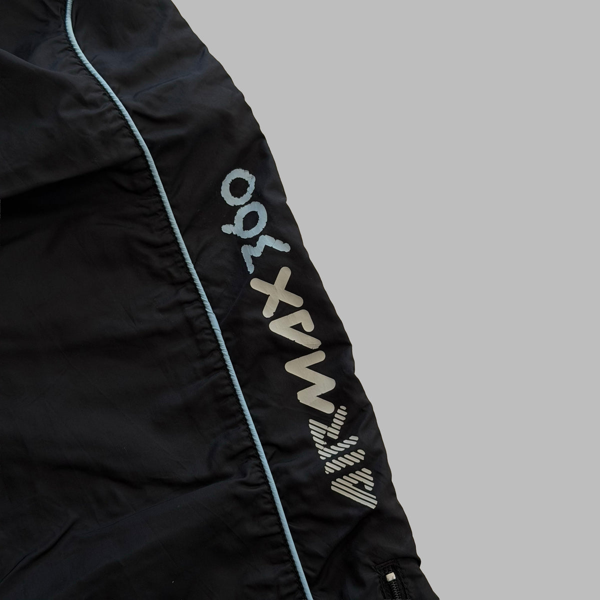 Y2K Nike Wide Leg Striped Track Pants - M