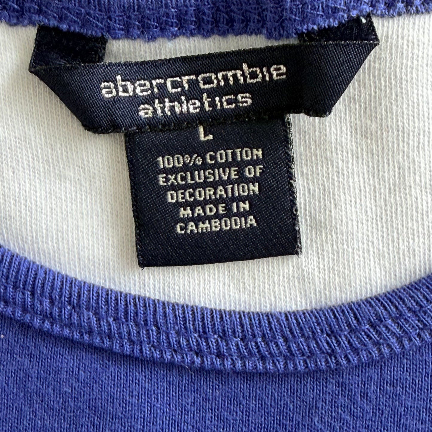 Y2K Abercrombie & Fitch Spell out Baby Tee - S/M