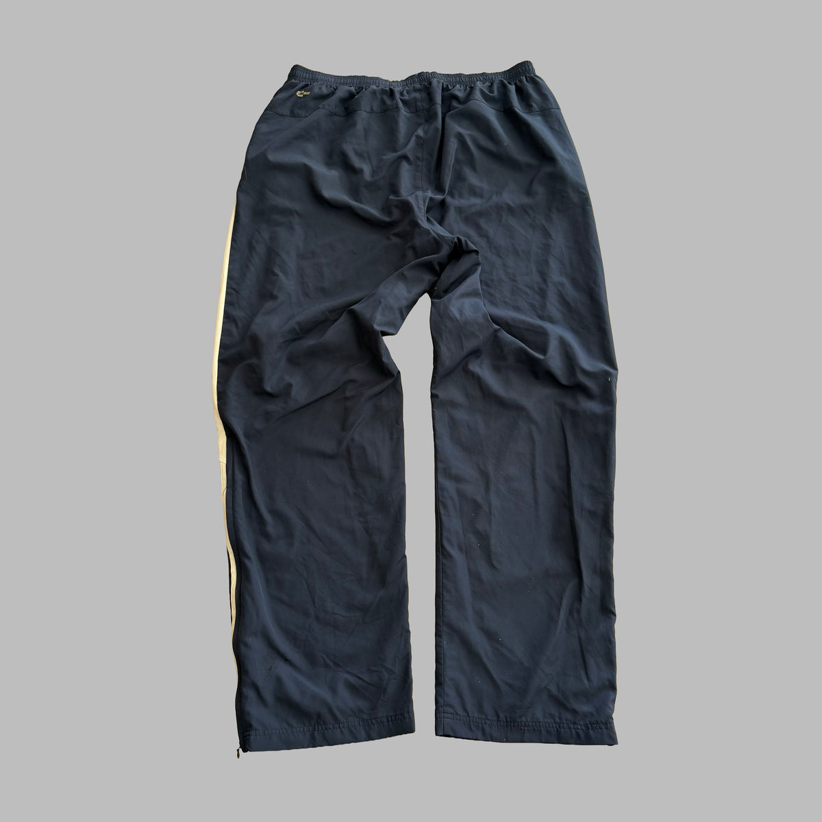 Y2K Adidas Striped Wide Leg Track Pants - XL