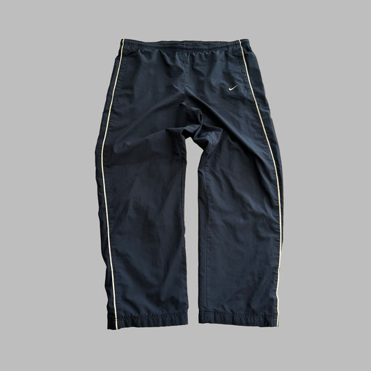 Y2K Nike Striped Wide Leg Track Pants - L