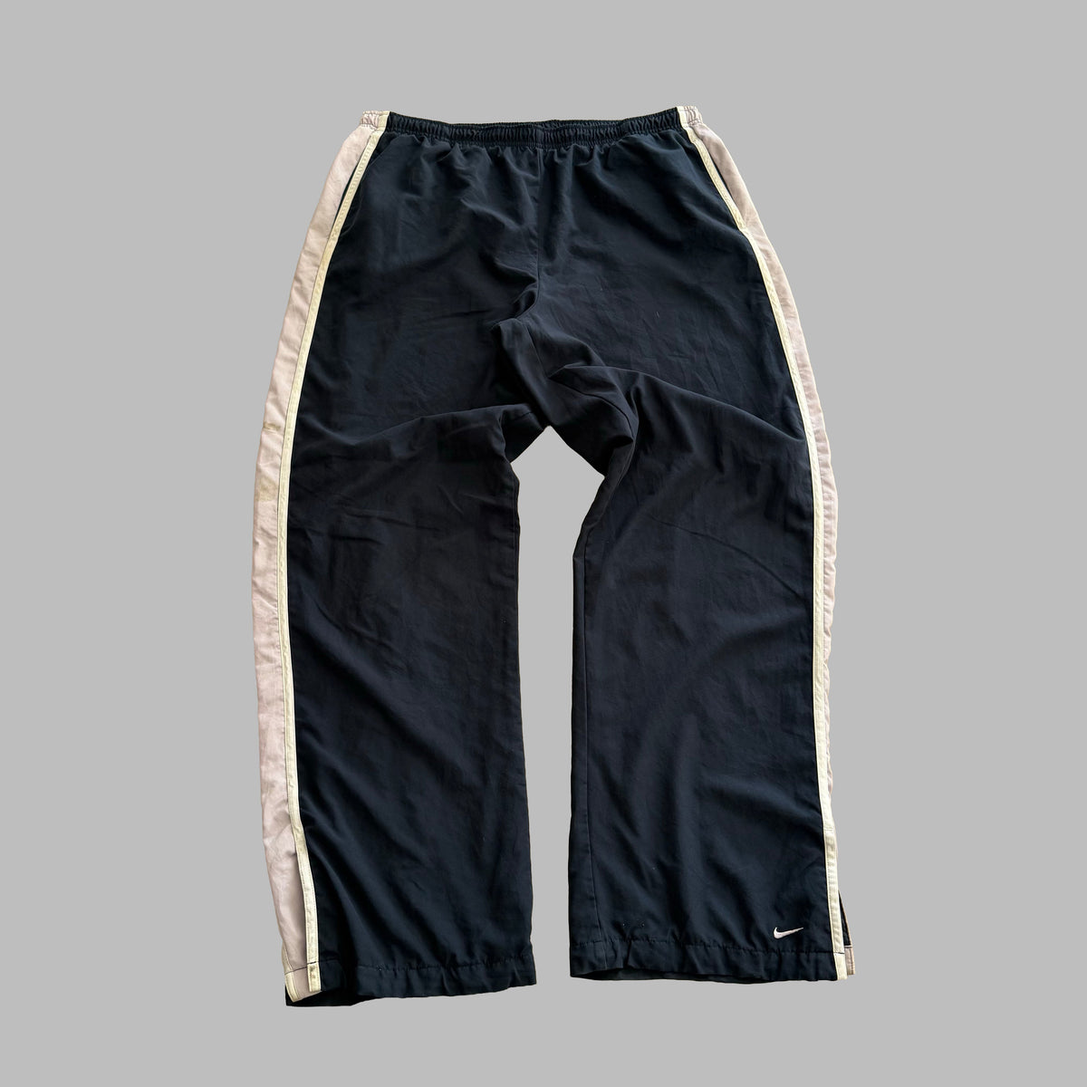 Y2K Nike Striped Wide Leg Track Pants - XL