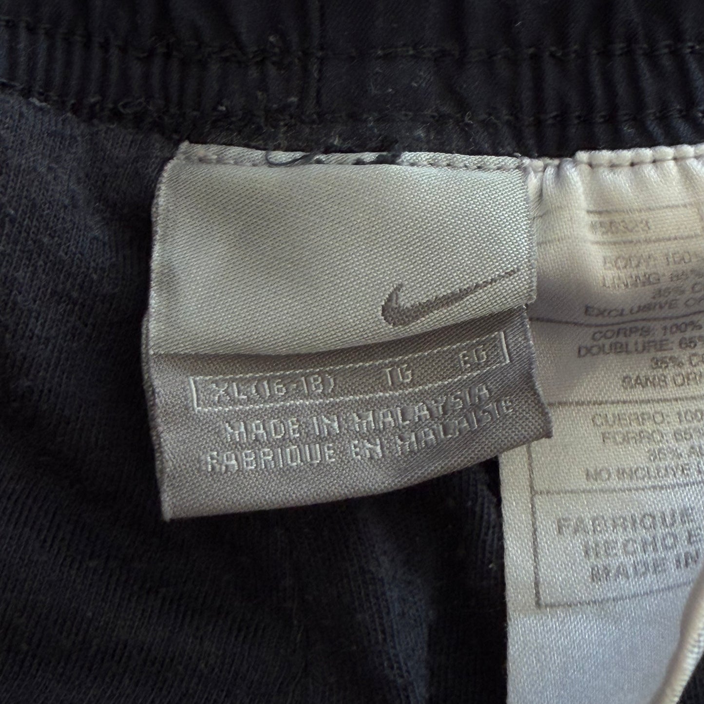 Y2K Nike Striped Wide Leg Track Pants - XL