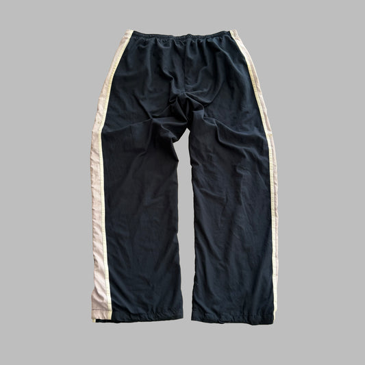 Y2K Nike Striped Wide Leg Track Pants - XL