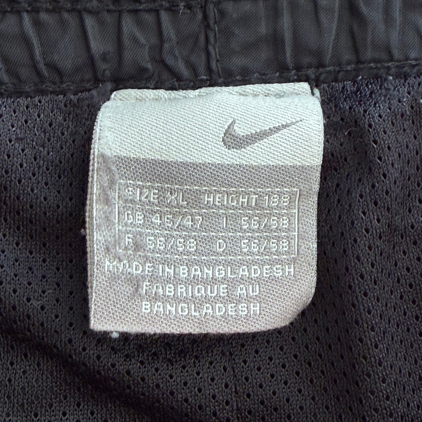 Y2K Nike Wide Leg Striped Track Pants - XL