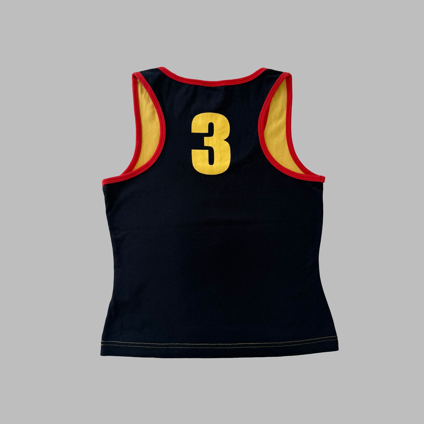 Y2K Adidas Two Tone Spell Out Activewear Tank - S