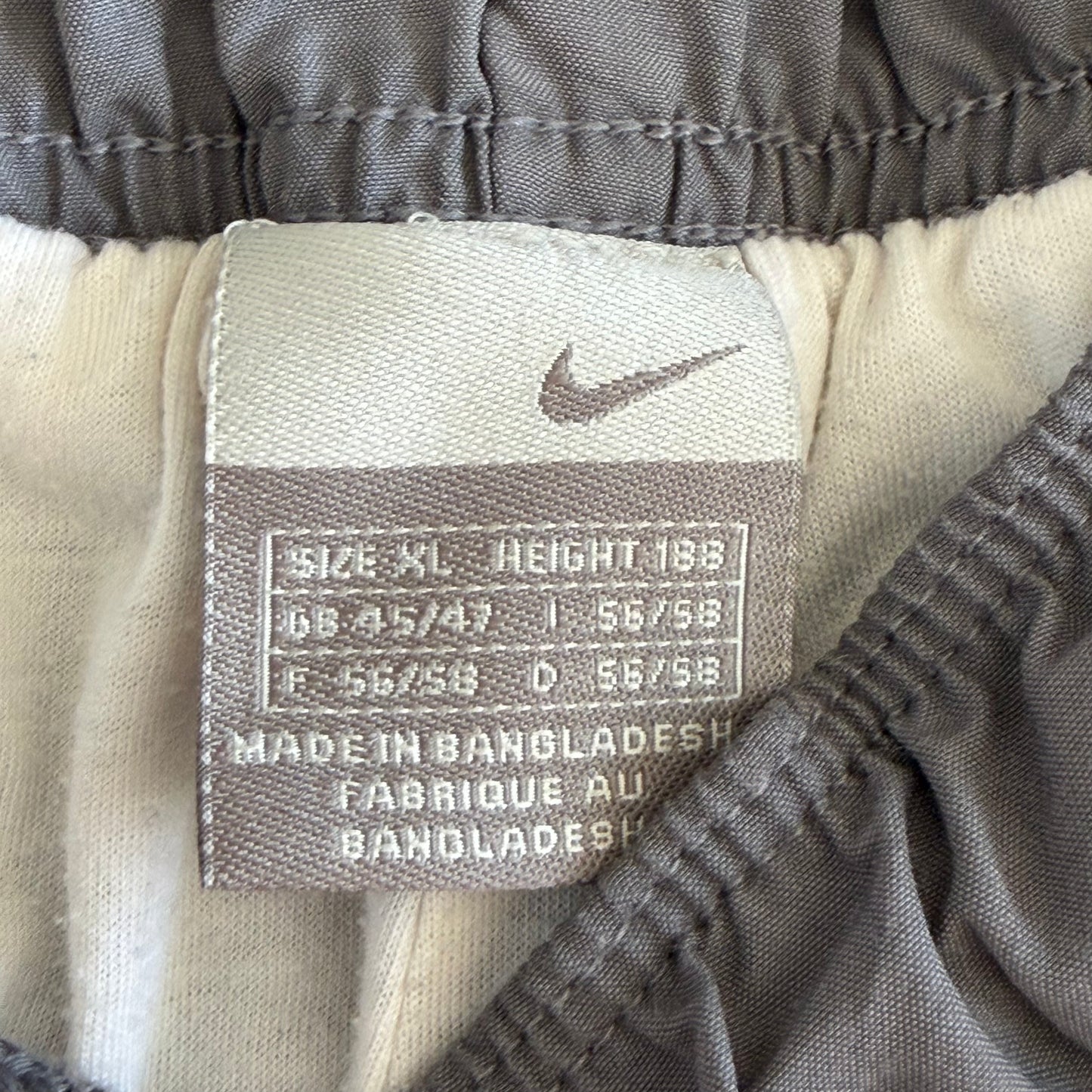 Y2K Nike Striped Baggy Track Pants - XL