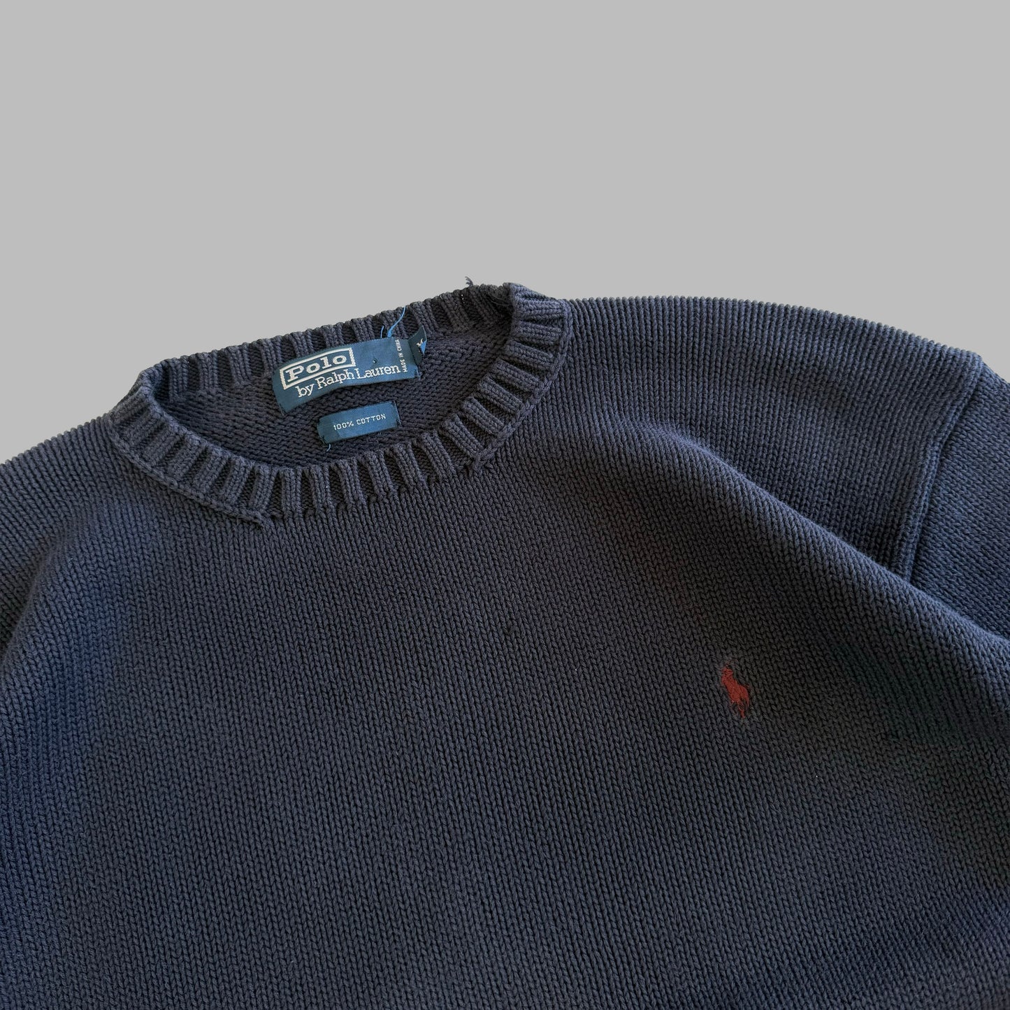 90s Polo Ralph Lauren Heavy Knit - M
