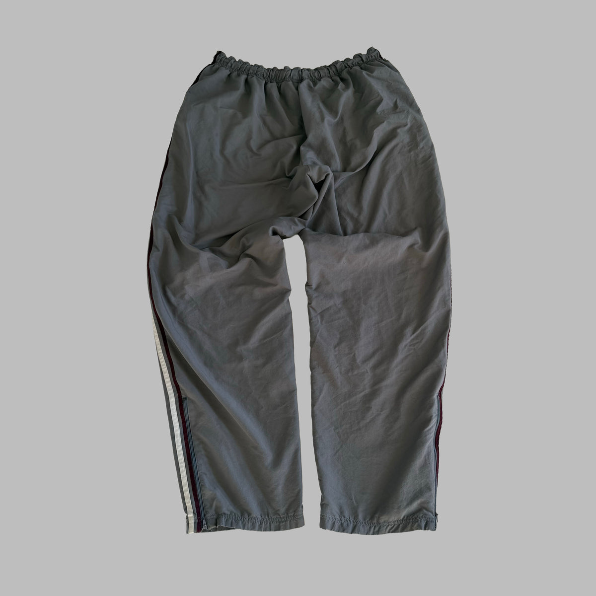 Y2K Nike Striped Baggy Track Pants - XL