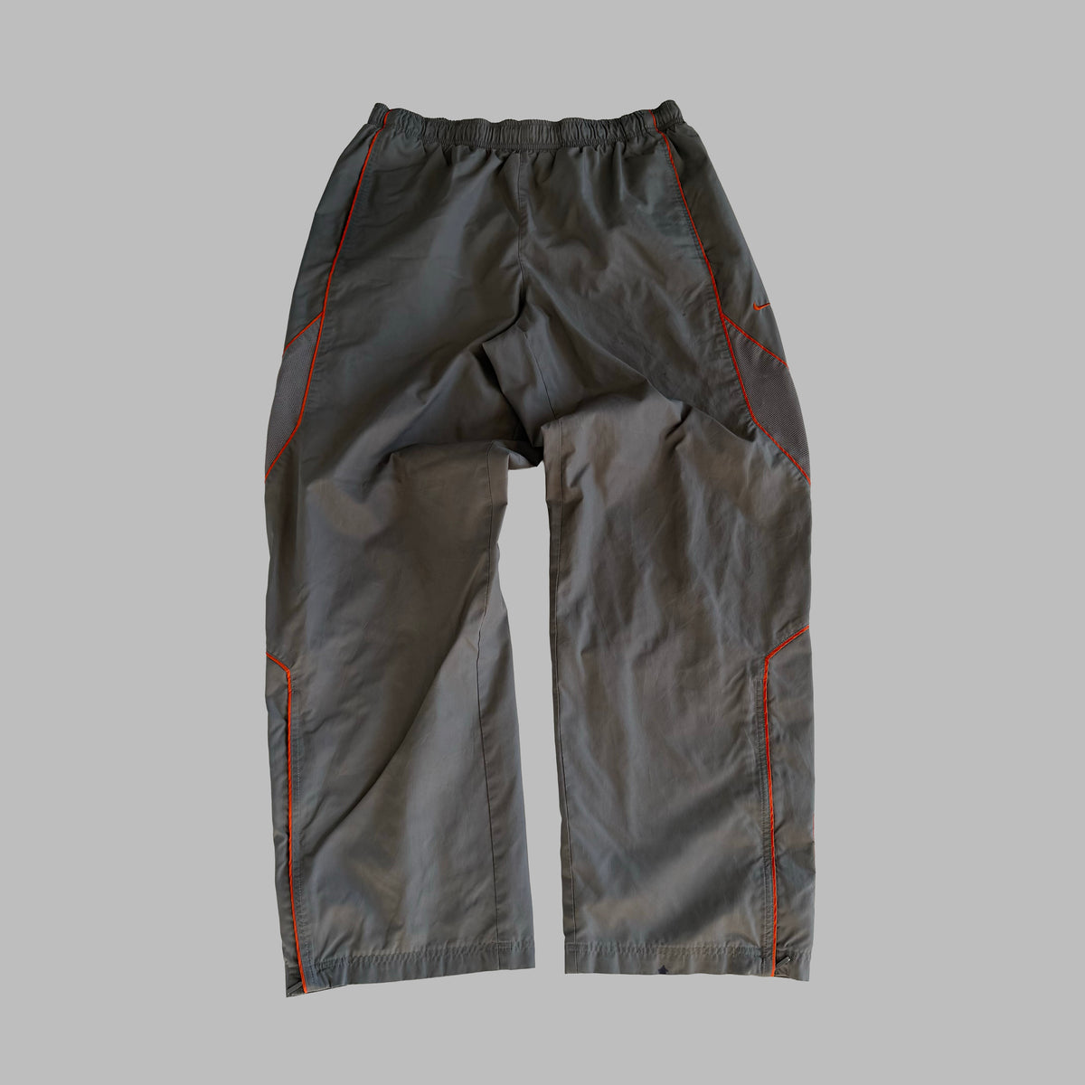 Y2K Nike Striped Baggy Track Pants - L