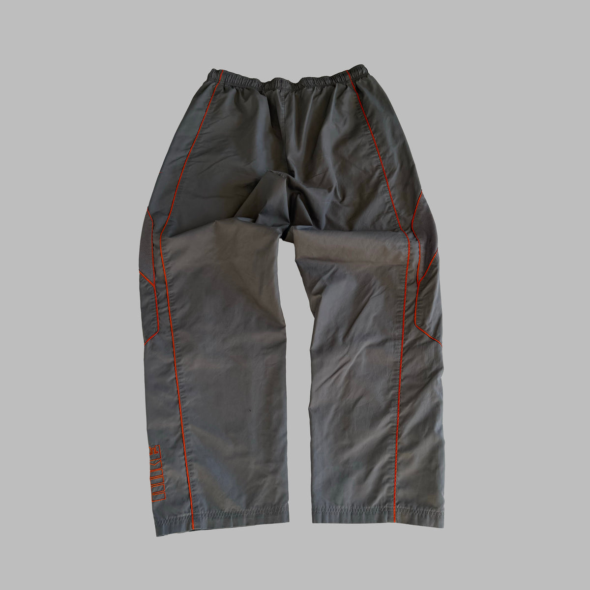 Y2K Nike Striped Baggy Track Pants - L