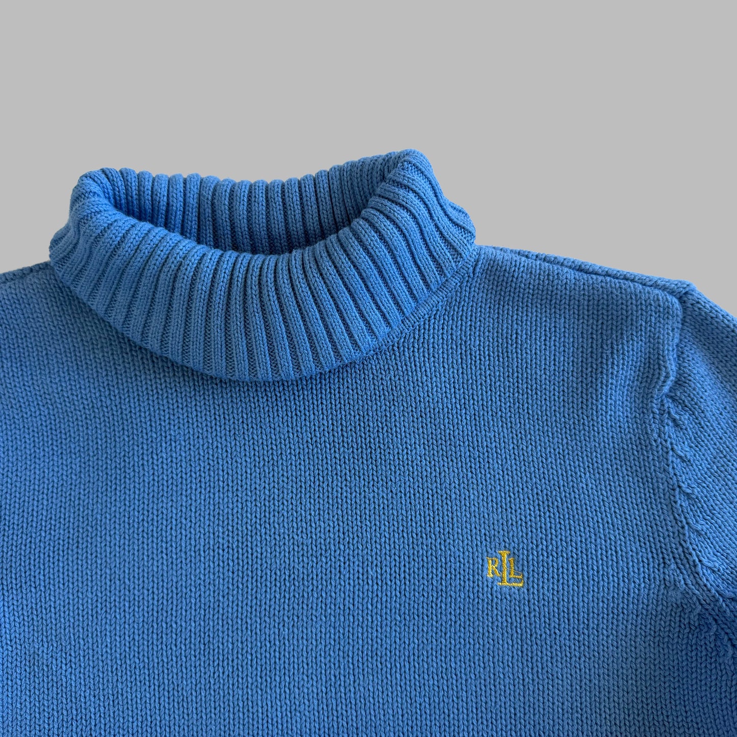 Y2K Polo Ralph Lauren Turtle Neck Knit - S