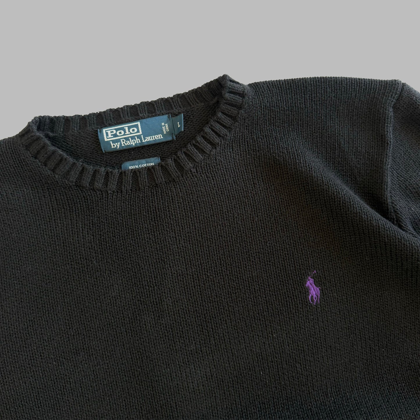90s Polo Ralph Lauren Heavy Knit - L