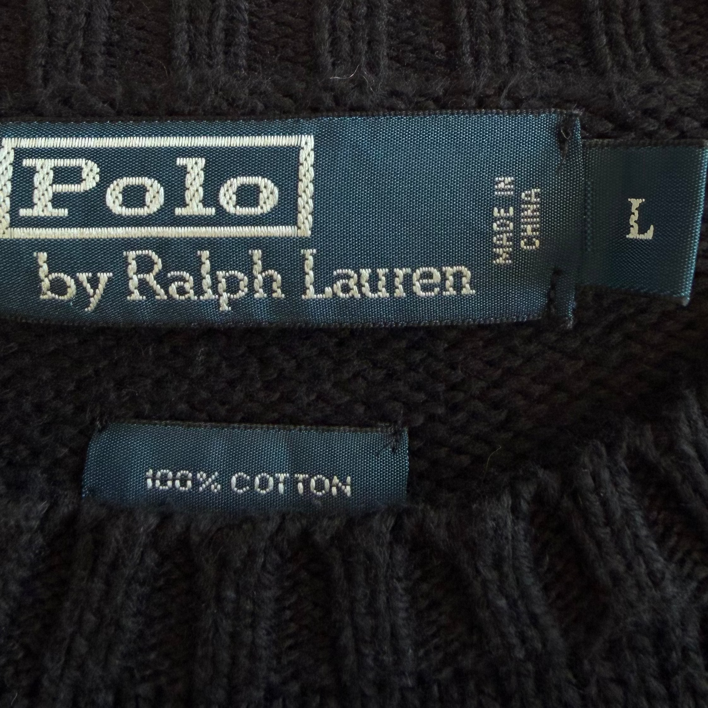 90s Polo Ralph Lauren Heavy Knit - L