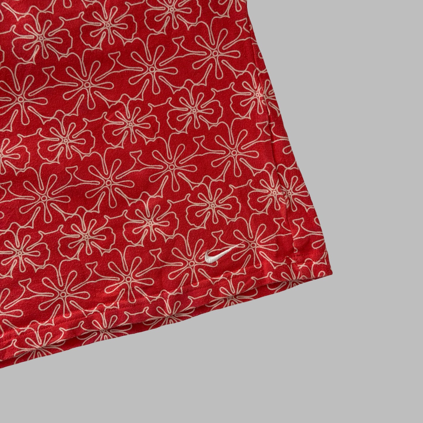 Y2K Nike Hibiscus Print Tank - S/M