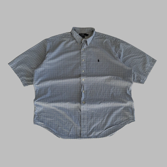 90s Polo Ralph Lauren Checkered Button Up Shirt - XL