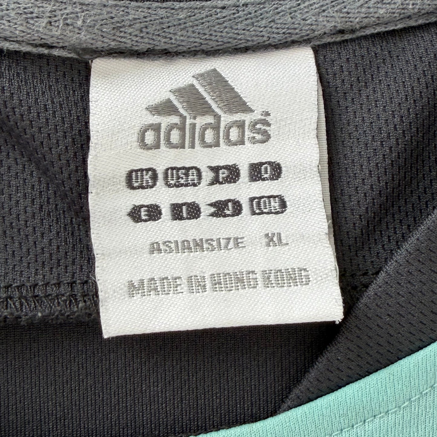 Y2K Adidas Panelled Activewear Top - L/XL