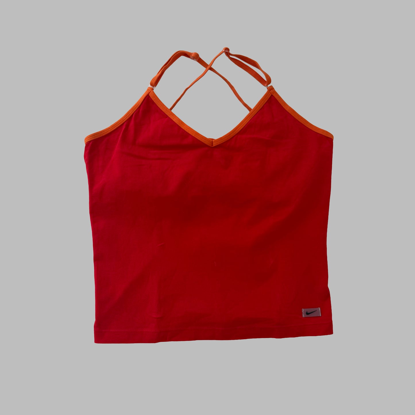 Y2K Nike Thin Strap V-Neck Tank - M