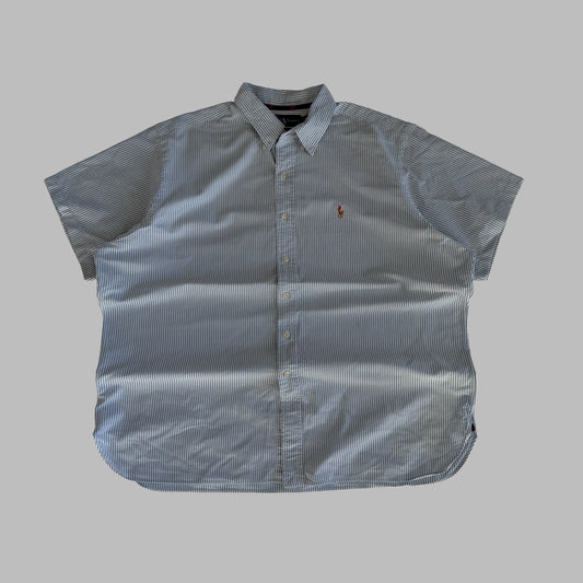 Y2K Polo Ralph Lauren Striped Button Up Shirt - XXL